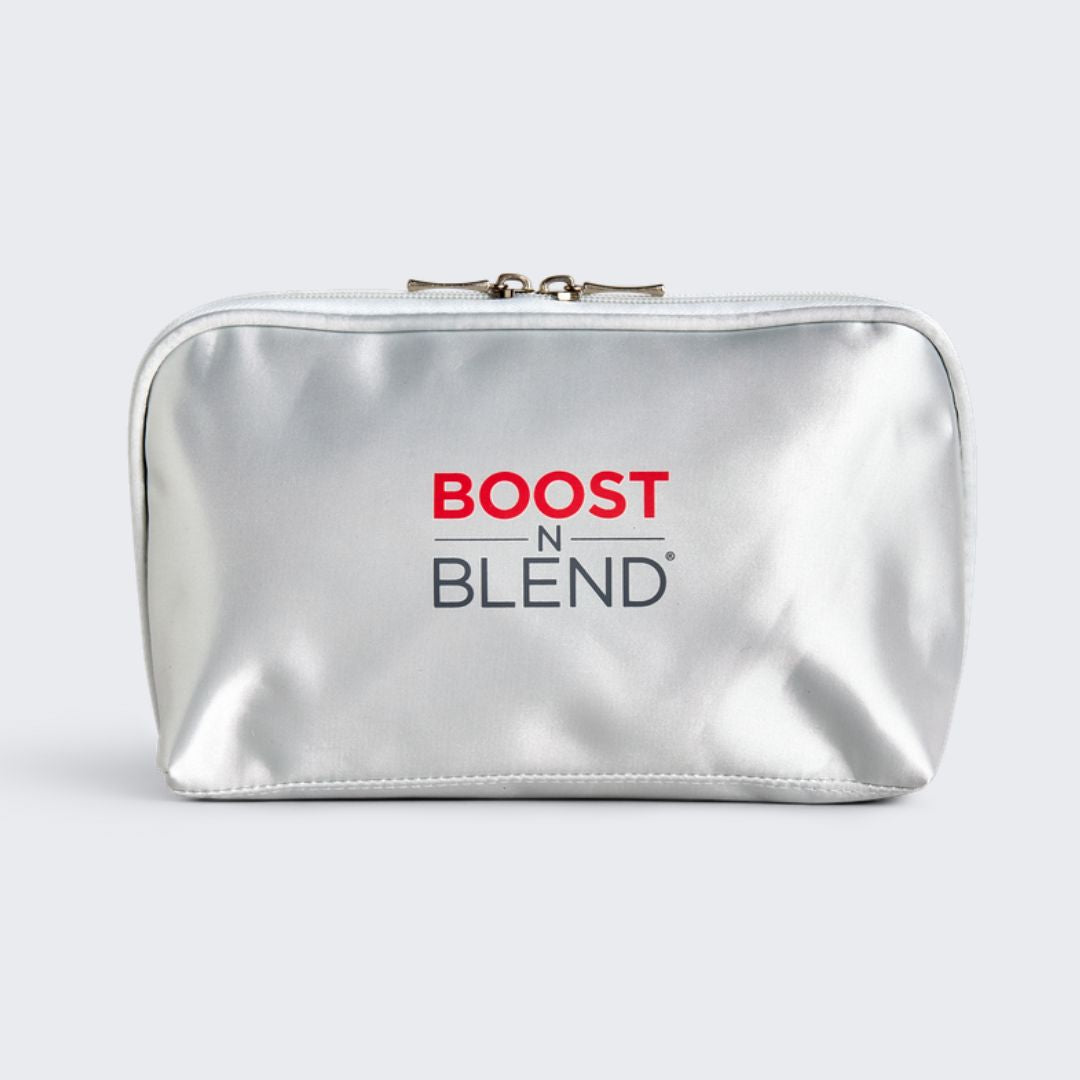 Satin Zip Up Makeup Purse
