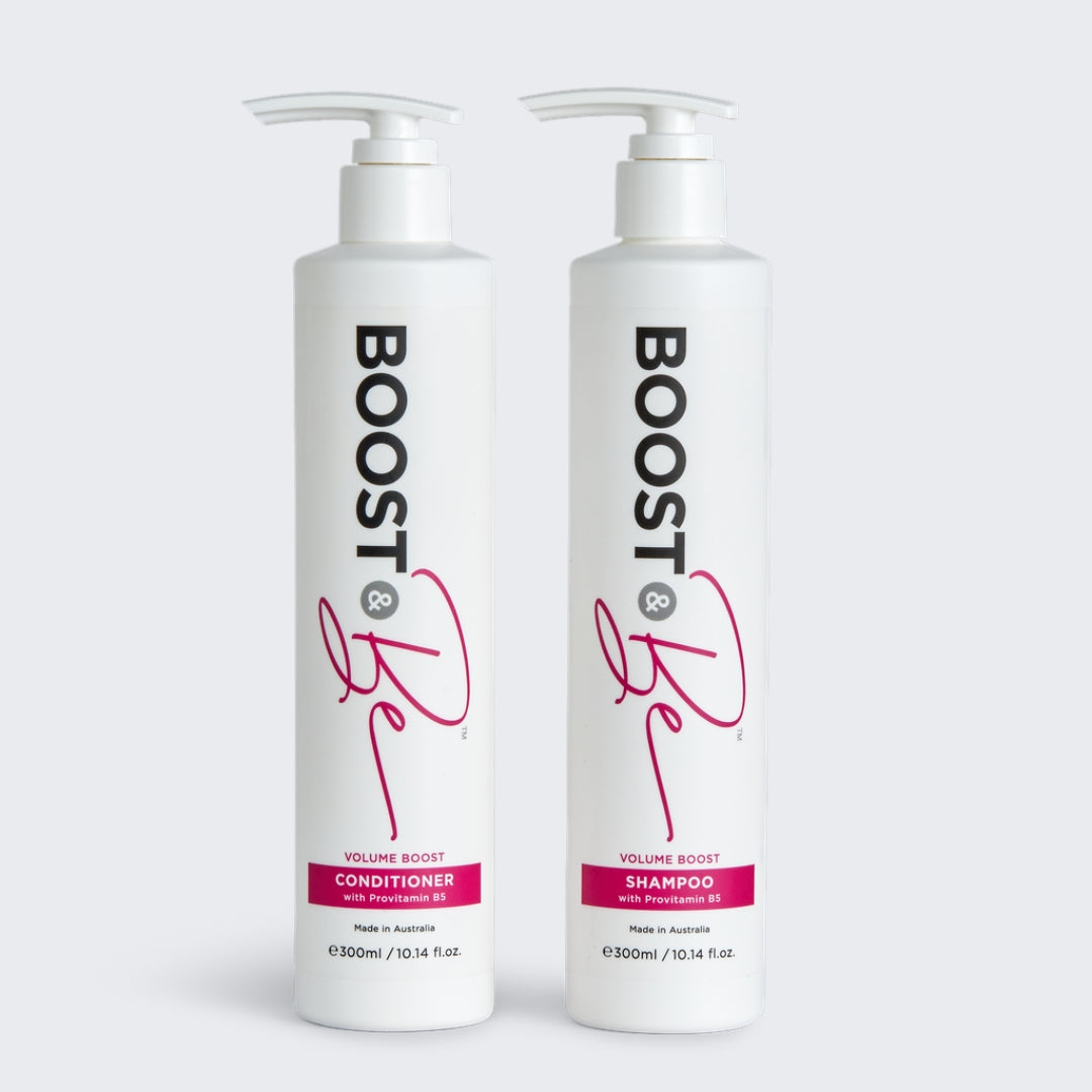 Boost & Be shampoo and conditioner