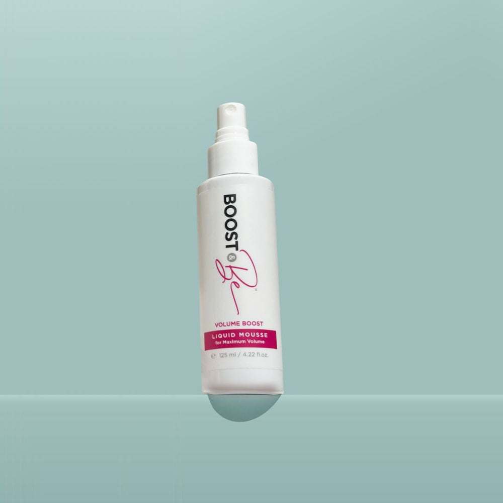 VOlume mousse liquid on shelf