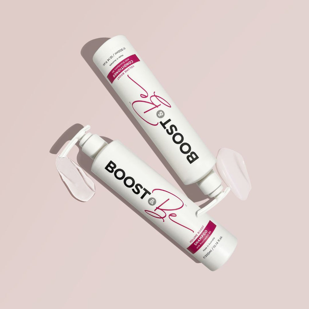 Boost & Be shampoo and conditioner texture