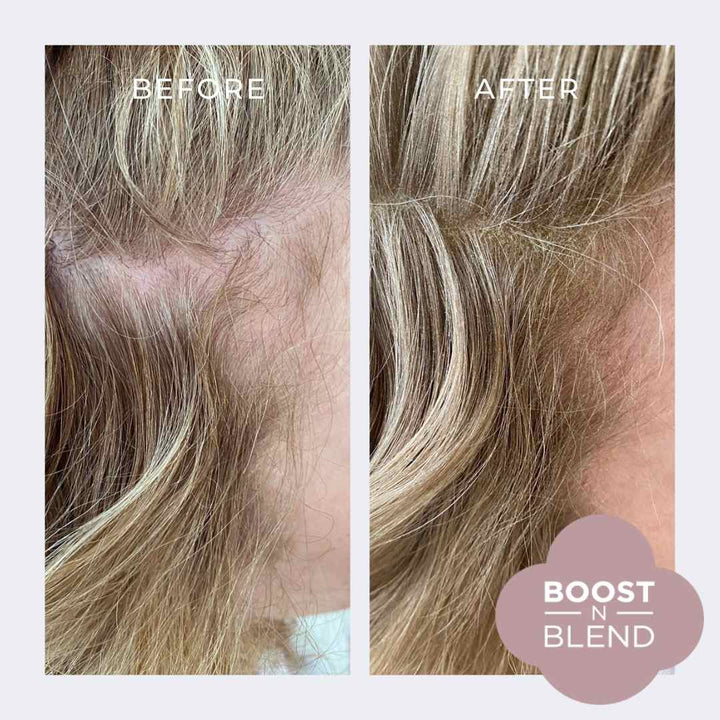 Boost N Blend Before and After #colour_buff-blonde