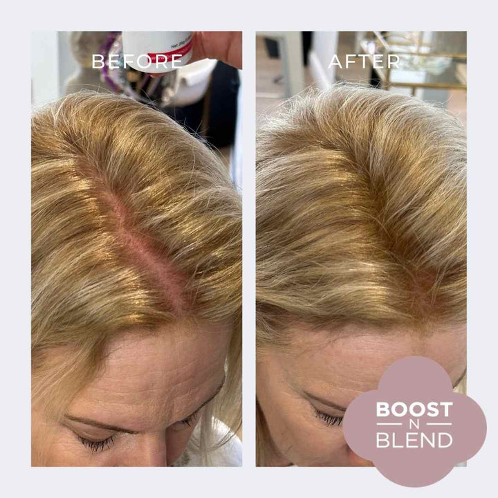 Boost N Blend Before and After #colour_lush-light-brown
