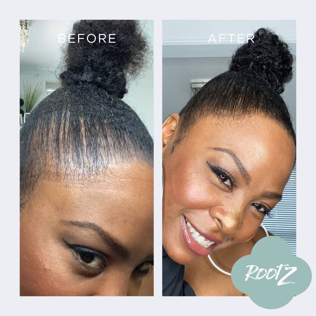 Black RootZ Concealer Before and After