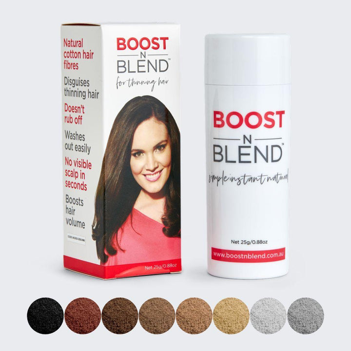 Boost N Blend hair fibres 25 gram #colour_midnight-shadow-black