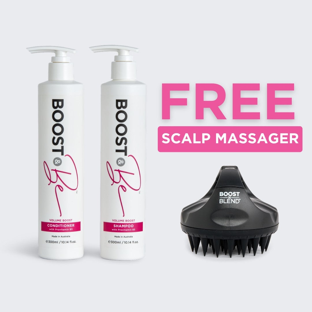 FREE Scalp Massager with Volume Shampoo & Conditioner DUO