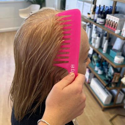FREE GIFT Pink Wide Tooth Shower Comb.