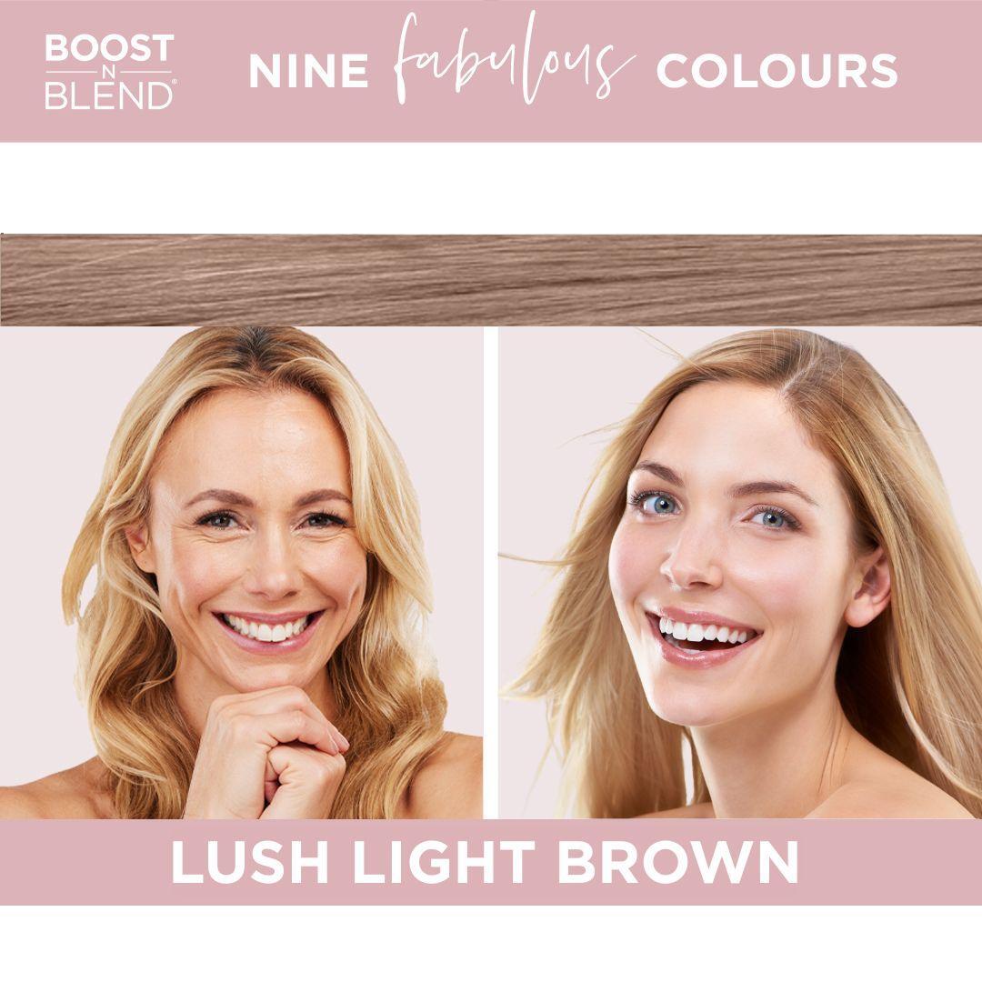Boost N Blend Colour Examples #colour_lush-light-brown