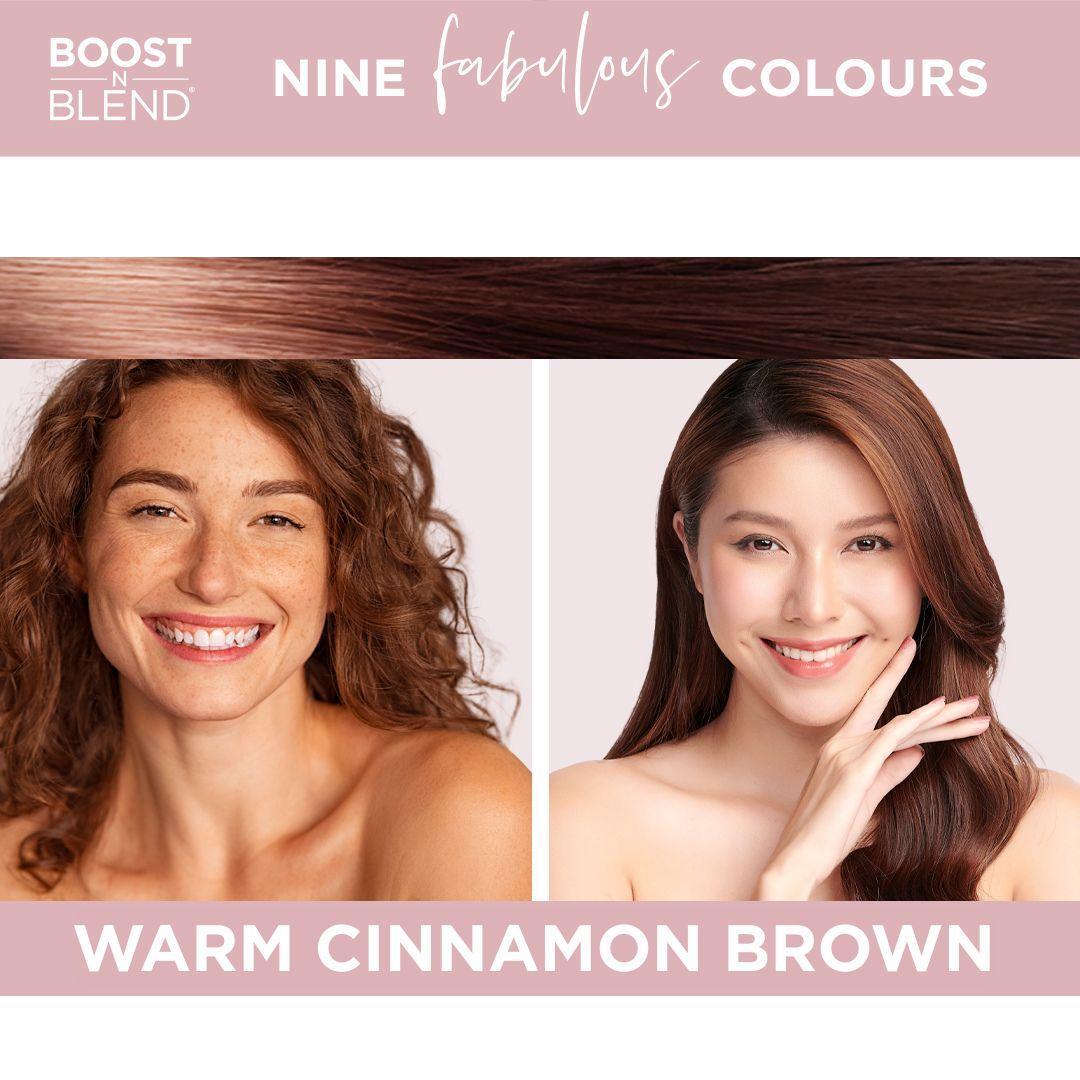 Boost N Blend Colour Examples #colour_warm-cinnamon-brown