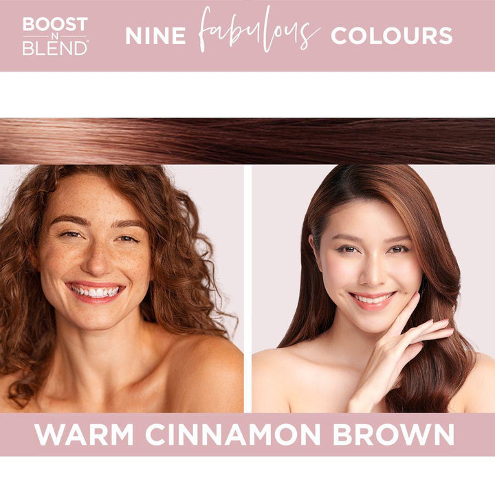Boost N Blend Colour Examples #colour_warm-cinnamon-brown