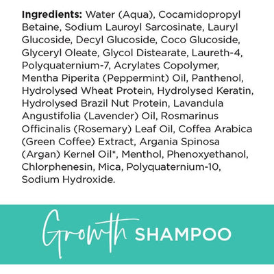 Hair Growth Shampoo and Conditioner Ingredients