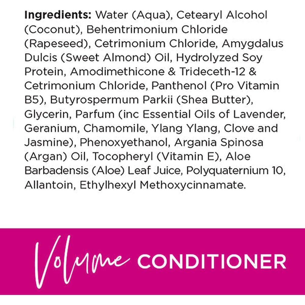 Boost & Be Volume Shampoo and Conditioner Ingredients